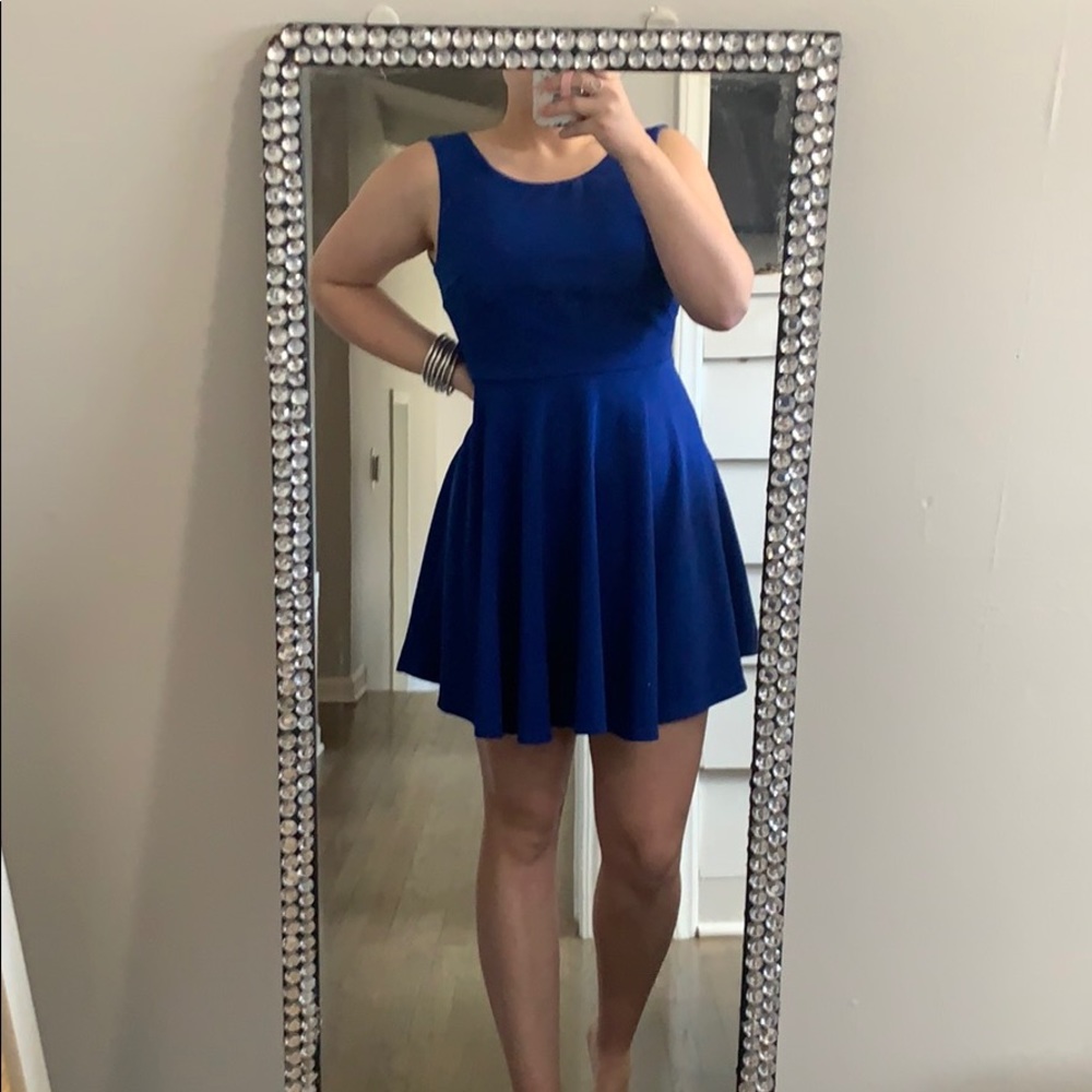 Blue dress